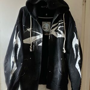 Hellstar Records Studio Zip up hoodie